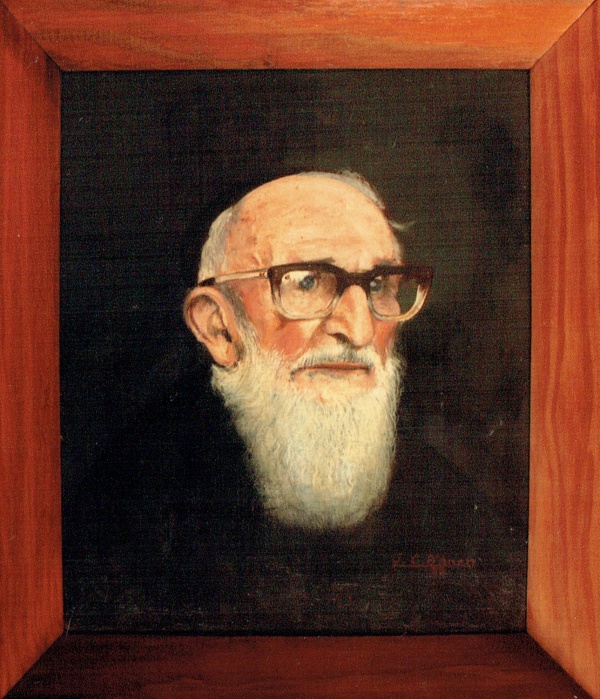 Retrato del Padre Domingo realizado por Julio César D´Albora.