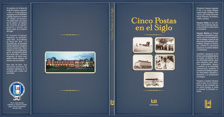 Carátula del libro "Cinco postas en el siglo" de IUA Ediciones