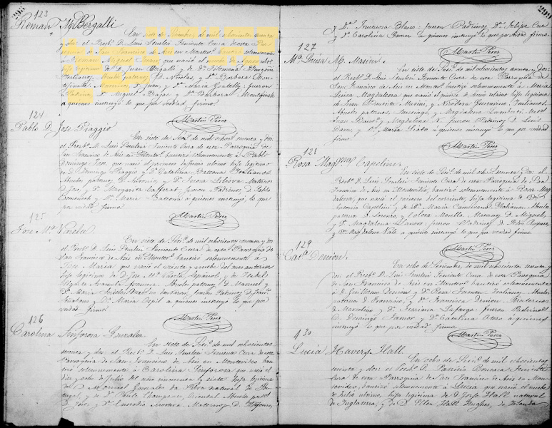 Archivo:1862 bautismo Roman Bergalli.jpg